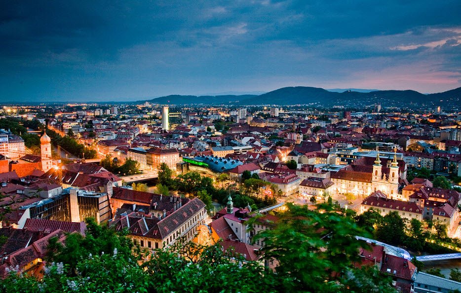 Graz Old Town, Graz, Styria, Austria